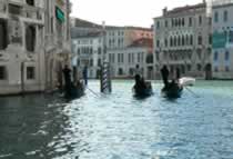 Venice, the Grand Canal and gondolas